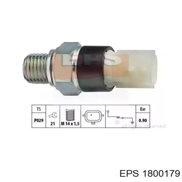Датчик давления масла 1800179 EPS