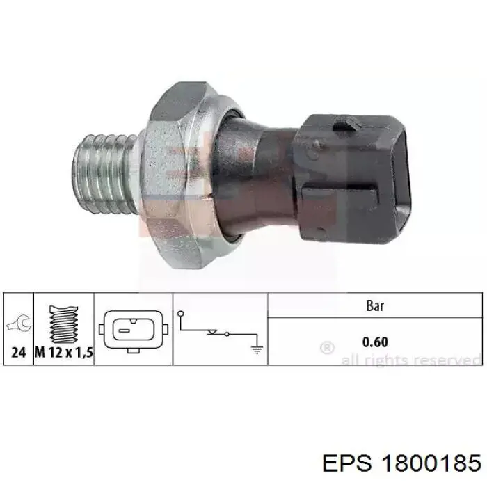 Манометры (указатель давления масла) Delphi SW90053 цена, от 6.49 USD
