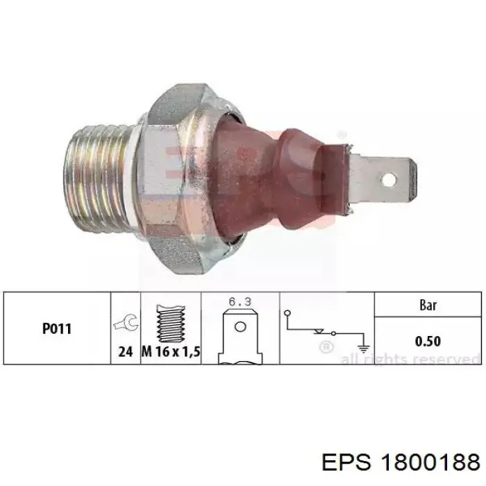 Compre 1800188 EPS Sensor de pressão de óleo
