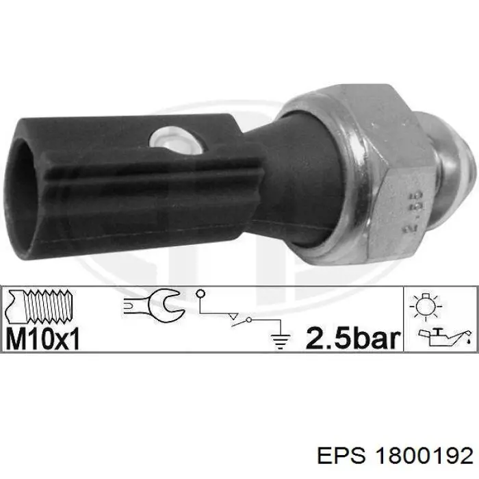 Indicador, presión del aceite 1800192 EPS