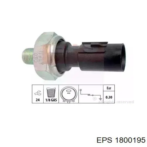 1800195 EPS sensor de pressão de óleo