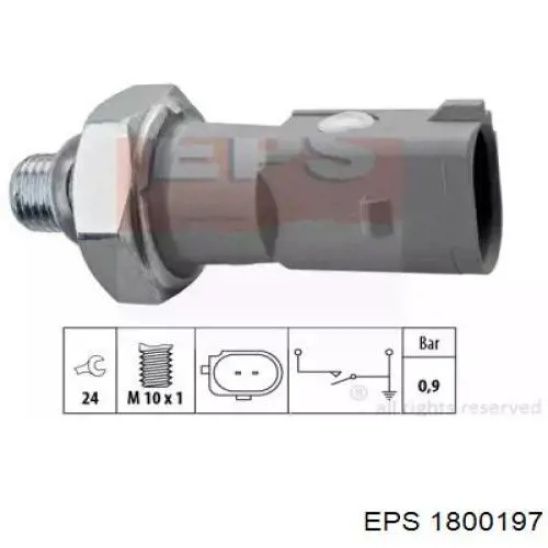 Манометры (указатель давления масла) EPS 1800197 цена, от 6.51 USD