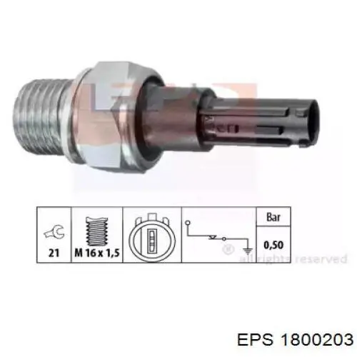 Датчик давления масла 1800203 EPS