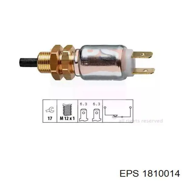 Interruptor Luz De Freno 1810014 EPS