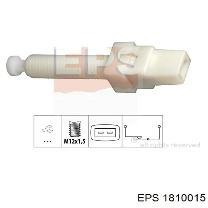Interruptor Luz De Freno 1810015 EPS