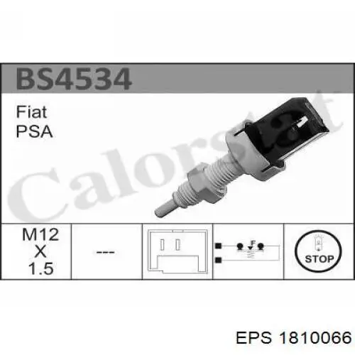 Interruptor luces de freno 1810066 EPS