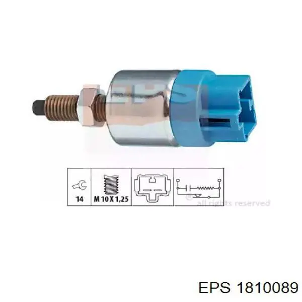 Interruptor Luz De Freno 1810089 EPS