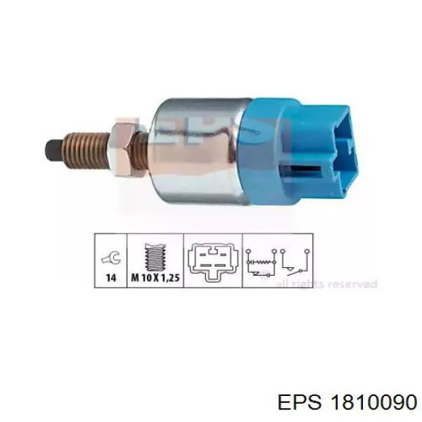 Interruptor Luz De Freno 1810090 EPS