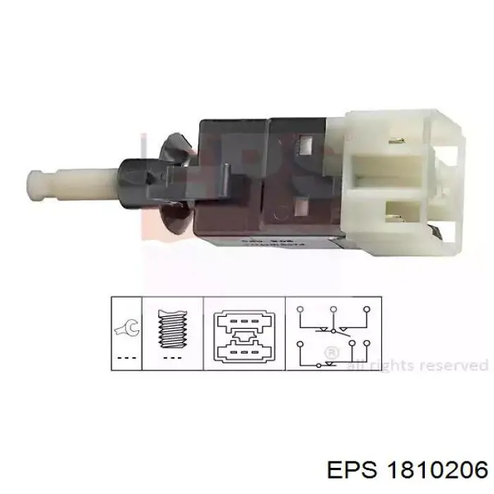 1810206 EPS sensor de ativação do sinal de parada