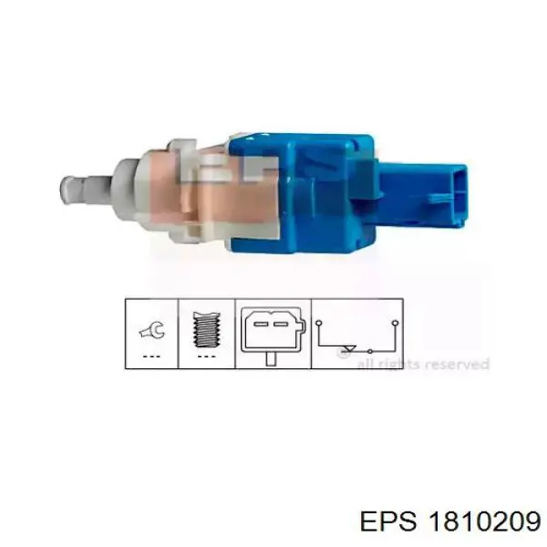 51742745 Ferrari sensor de ativação das luzes de marcha à ré