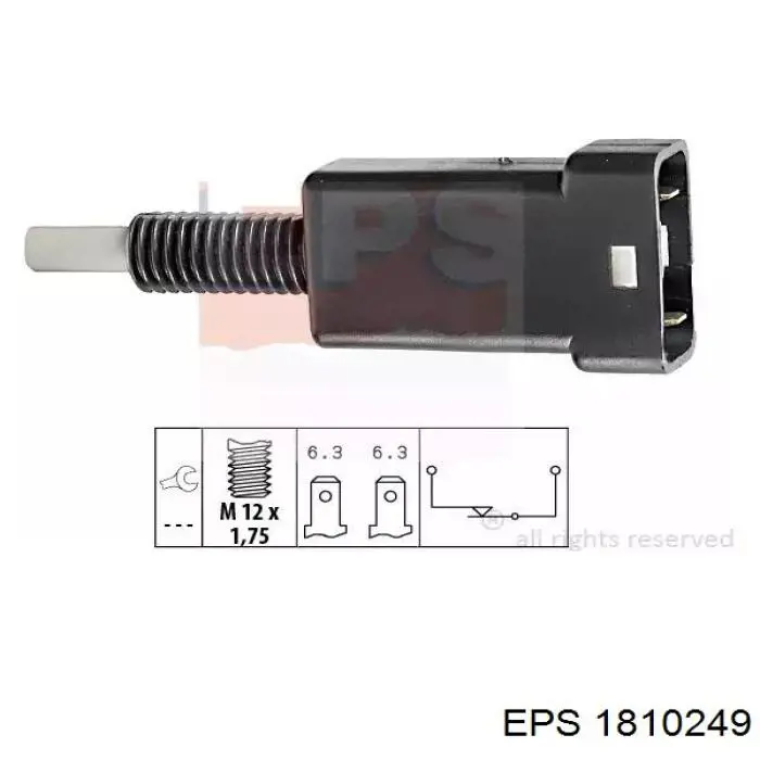 1810249 EPS sensor de ativação de embraiagem