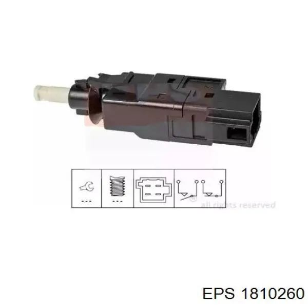 Датчик включення стопсигналу 1810260 EPS