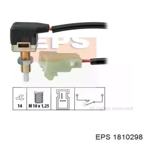 Датчик включения сцепления 1810298 EPS