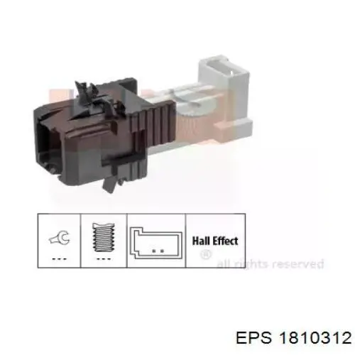 Датчик включения стопсигнала 1810312 EPS