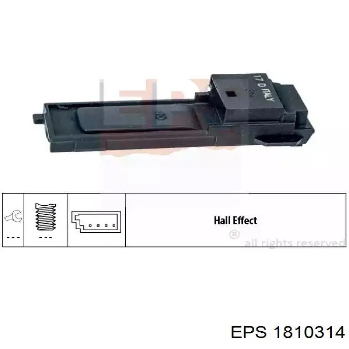 1.810.314 EPS sensor de ativação de embraiagem