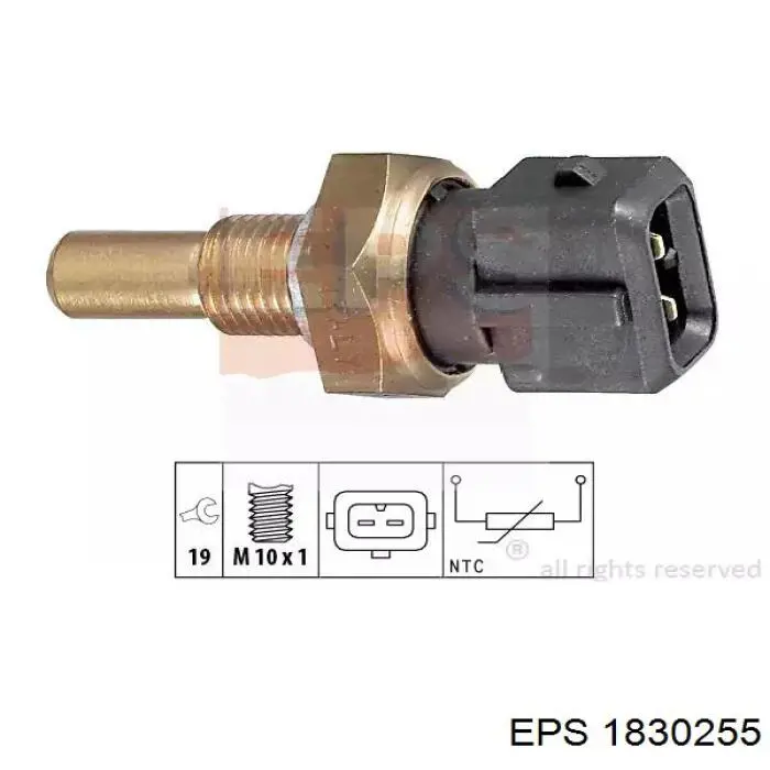 1830255 EPS sensor de temperatura de óleo de motor