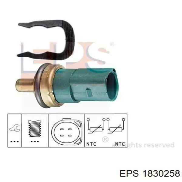 1830258 EPS sensor de temperatura do fluido de esfriamento