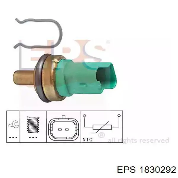 1830292 EPS sensor de temperatura do fluido de esfriamento