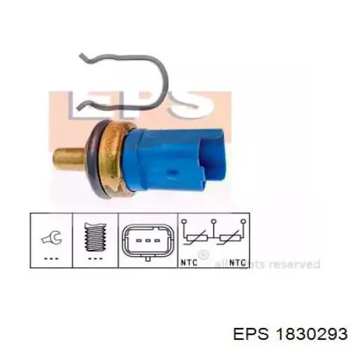 1830293 EPS sensor de temperatura do fluido de esfriamento