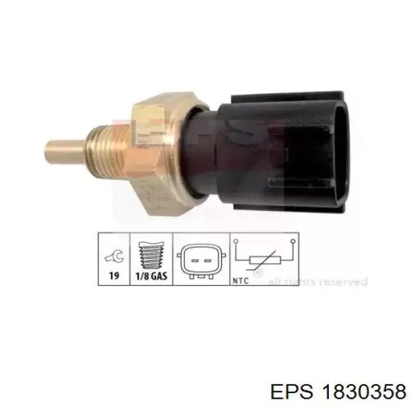 1.830.358 EPS sensor de temperatura do fluido de esfriamento