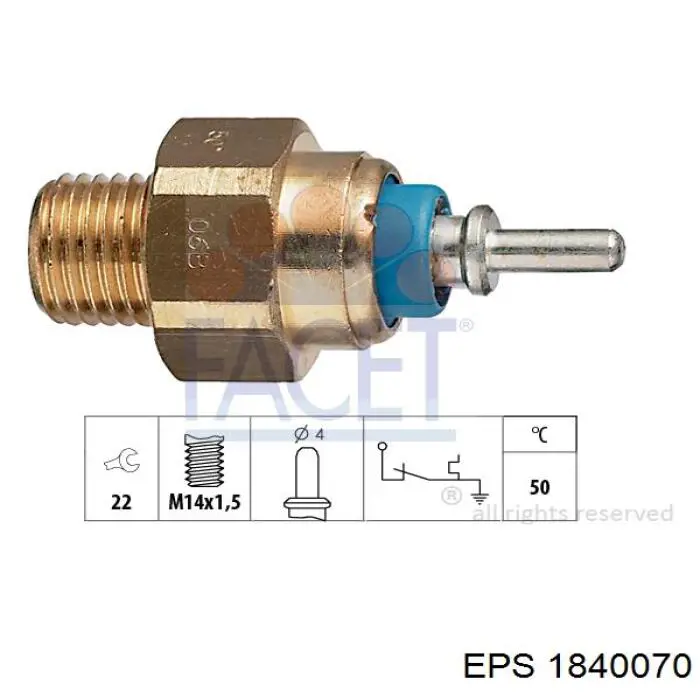 Датчик температуры радиатора Autotechteile 1005465 цена, от 1.85 USD