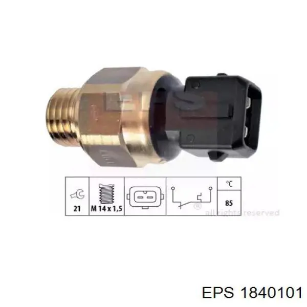 Датчик включения вентилятора радиатора 1840101 EPS