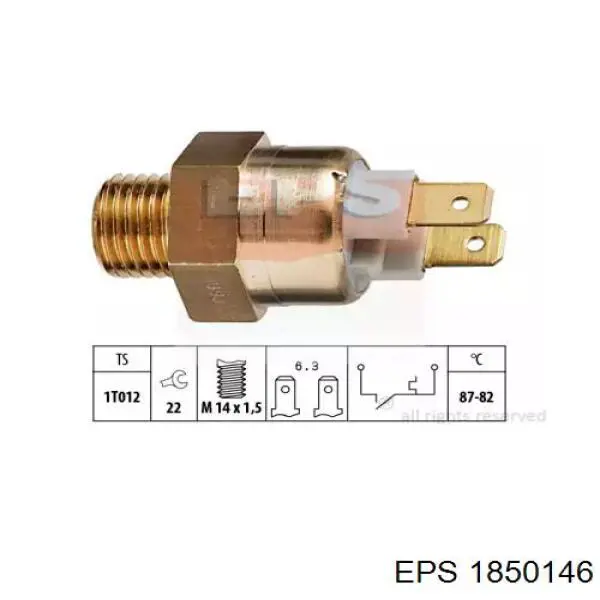 Купить Датчик включения вентилятора Вольво 340-360  343, 345