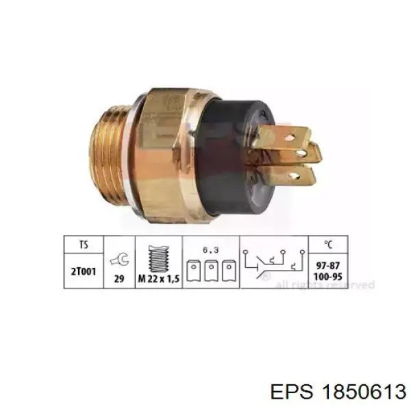 Датчик включения вентилятора радиатора 6001008060 Renault (RVI)