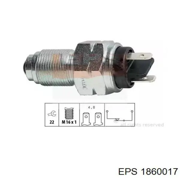 Включатель фонарей заднего хода Renault Trafic I фургон (TXX) (1989 - 2001) цена, от 6.42 USD
