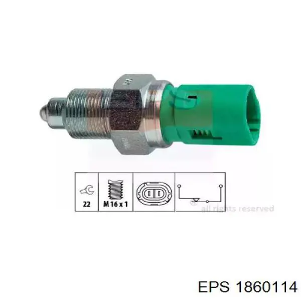 Датчик включения фонарей заднего хода 1860114 EPS