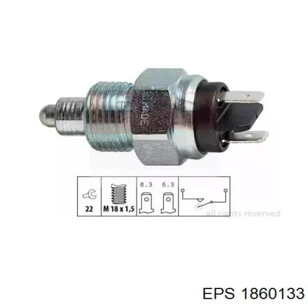 Датчик включения фонарей заднего хода 1860133 EPS