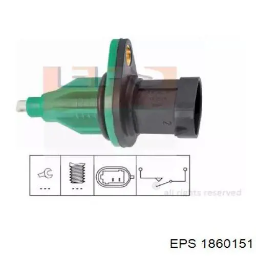 1860151 EPS sensor de ativação das luzes de marcha à ré