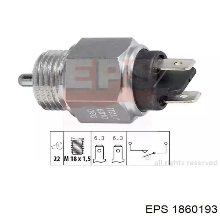 500088 Maxgear Датчик включения фонарей заднего хода