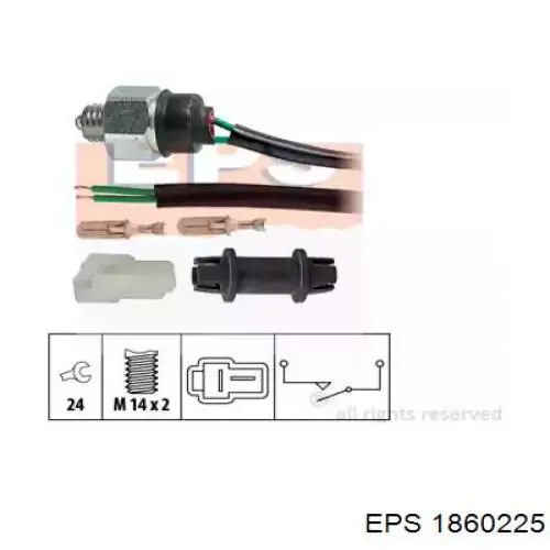 1570724 Ford sensor de ativação das luzes de marcha à ré