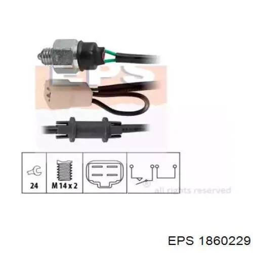 OK9A217640A Hyundai/Kia sensor de ativação das luzes de marcha à ré