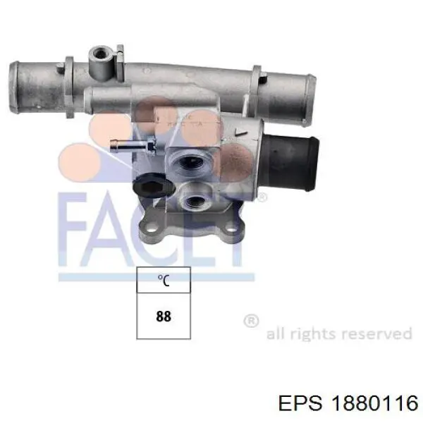 Termostato, refrigerante 1880116 EPS