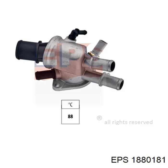 Caja del termostato 1880181 EPS