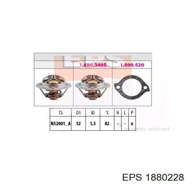 Термостат 1880228 EPS