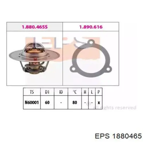 1.880.465 EPS termostato