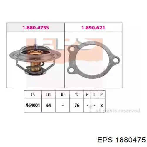 Купить 8970325080 Isuzu Автомобильный термостат
