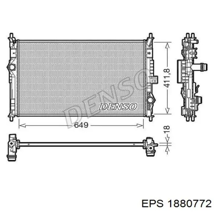 Кожух термостата EPS 1880772 цена, от 25.01 USD