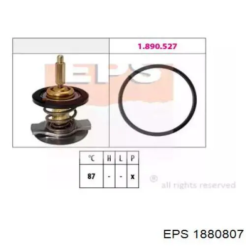 Termostato EPS 1880807 preço, a partir de 23,18 USD
