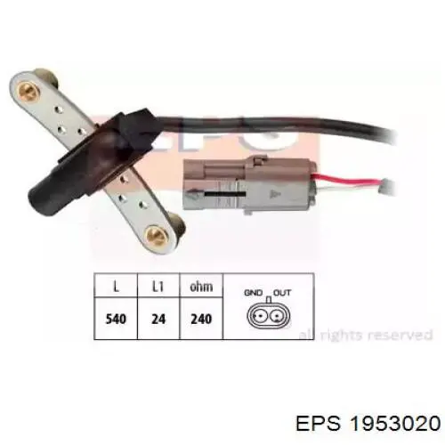 Датчик коленвала 1953020 EPS