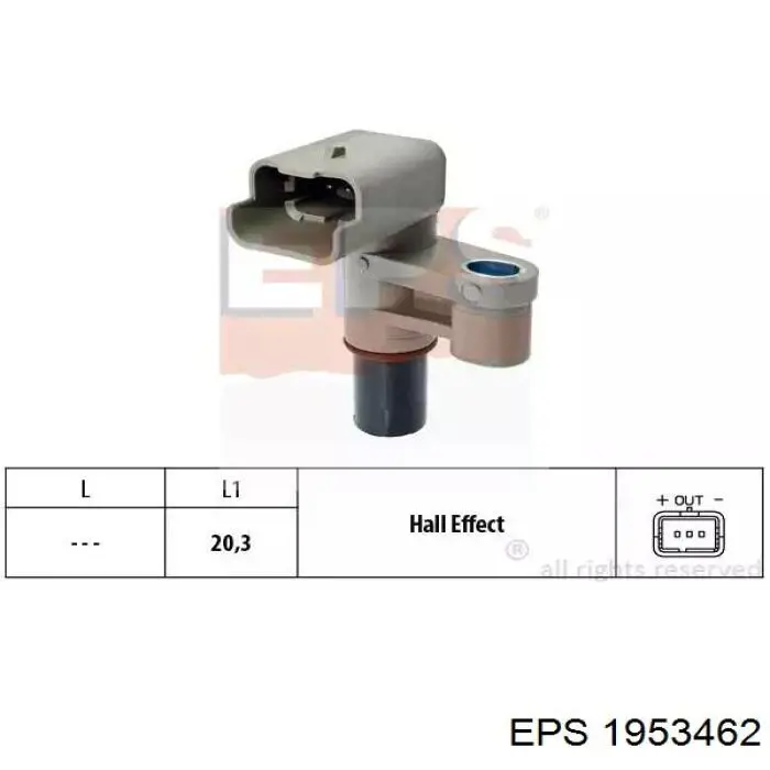 Датчик распредвала 1953462 EPS