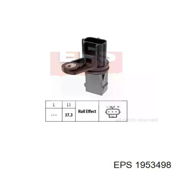 1953498 EPS sensor de posição (de revoluções de cambota)