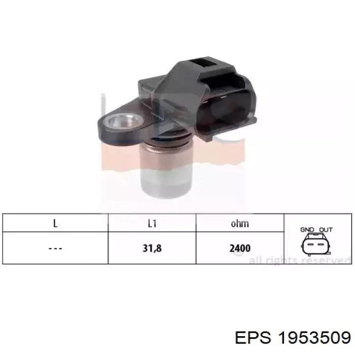 Датчик фаз EPS 1953509 цена, от 26.57 USD