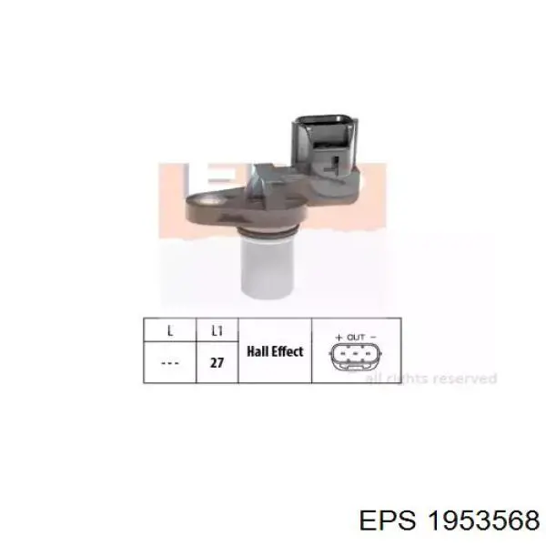 Датчик распредвала 1953568 EPS