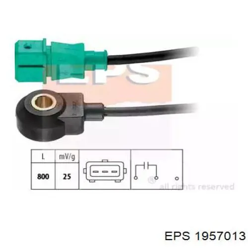 Sensor de detonaciones 1957013 EPS