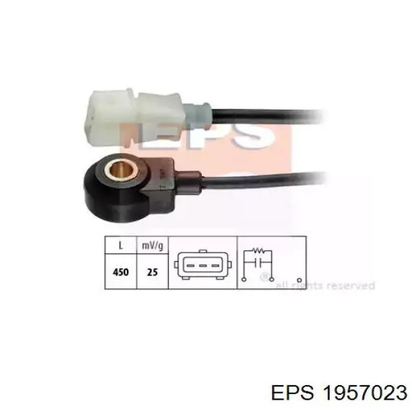 Sensor de detonaciones 1957023 EPS