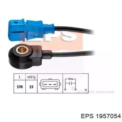 Sensor de detonaciones 1957054 EPS